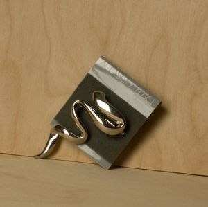 ♡Bundle Price♡ Snake Squiggle Silver Brooch New